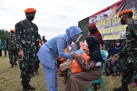 Simulasi Penanggulangan Bencana Alam Dan Bhakti Sosial Wing I Paskhas