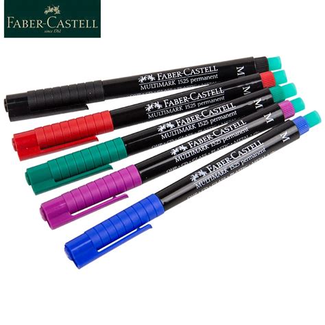 Faber Castell Multimark Permanent Marker Pen M Red Pack Of Pcs