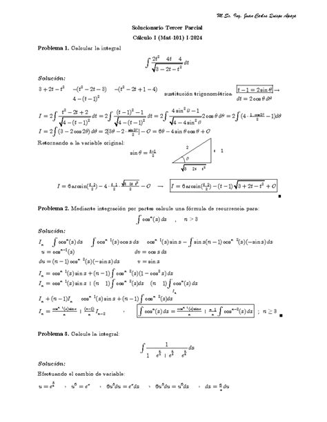 Solucionario Er Parcial Mat I M Ing Juan Carlos