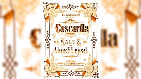 Alois F Lejeal Cascarilla Waltz Instr Radu Cimpoi Youtube