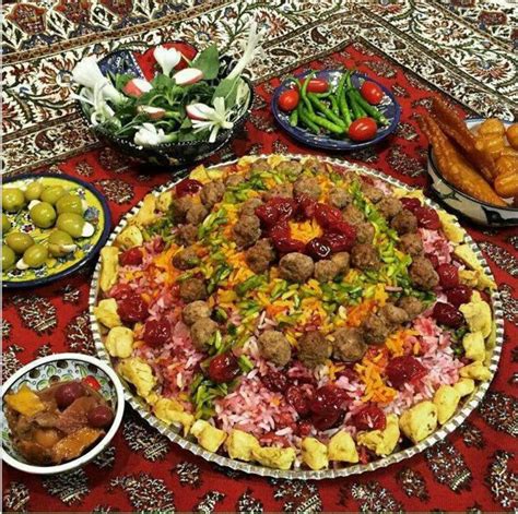 Iranian Dishes Iranian Cuisine Iran Food Food Decoration Middle