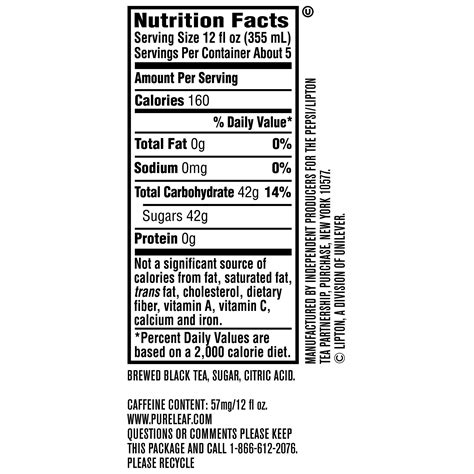 Nutritional Information Mcdonald S Sweet Tea Besto Blog