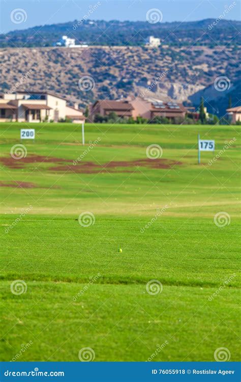 Training Golf Field For Range Shots Cyprus Stock Photo Image Of Ball