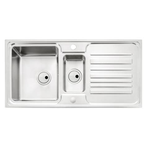 Abode Aw5048 Apex 15 Bowl Stainless Steel Sink Sinks