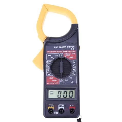 Digital Clamp Meter Voltmeter Ammeter Ohmmeter AC DC Current Voltage