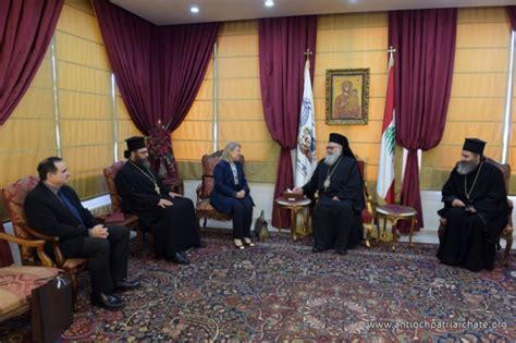 Patriarch Of Antioch Met Ambassador Of Greece To Lebanon