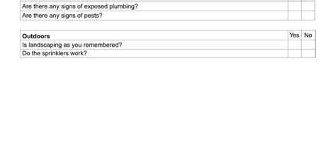 Final Walk Through Checklist ≡ Fill Out Printable Pdf Forms Online