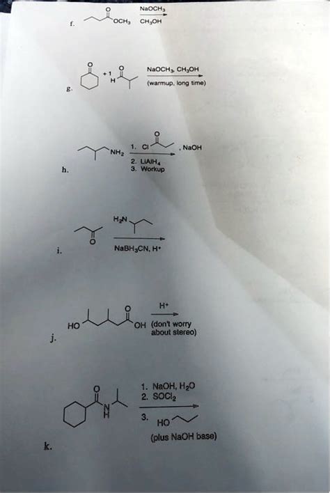 SOLVED Nadcr OCh Chjoh NaOCH CH OH Wetfmup Lona Ume Naoh NH LiAHA