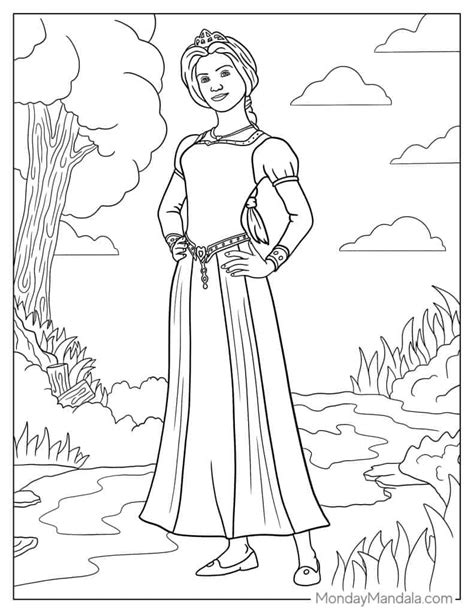 Princess Fiona Coloring Pages