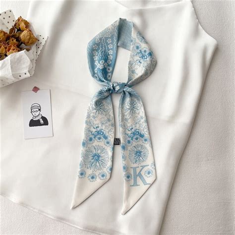 Foulard tendance chic CAPSULE PORTOFINO INTEMPOREL S By Azur Nacré