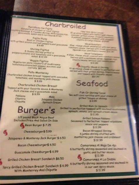 Menu at Las Cruces restaurant, Fair Oaks Ranch