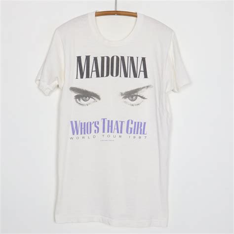 1987 Madonna Who S That Girl World Tour Shirt Wyco Vintage