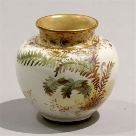 Doulton Burslem Porcelain Vase With Floral Decoration Royal Doulton