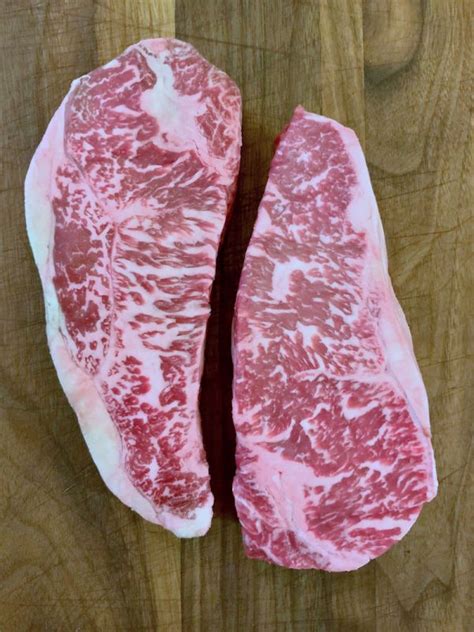 16oz Boneless Wagyu Ms 7 9 First Cut New York Strip Steak Club Wagyu