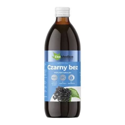 CZARNY BEZ Sok Z Bzu Czarnego NFC 500ml Cena Opinie Dawkowanie