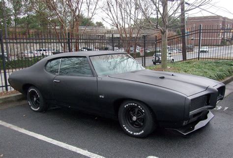 Hot Car American Muscle Black Matte Gto Pontiac Gto Gto