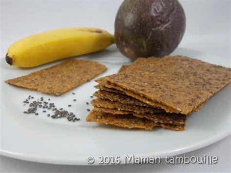 Crackers Passion Graines De Chia Sans Gluten Maman Tambouille