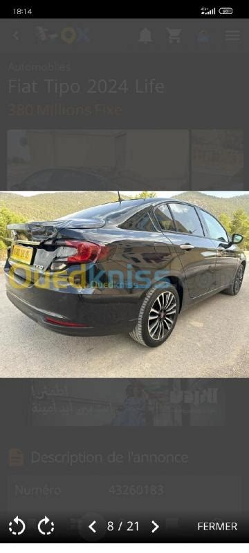 Fiat Tipo 2024 Life Alger Baba hassen Ouedkniss Algérie