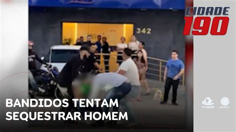 Bandidos Se Passam Por Policiais E Tentam Sequestrar Homem No Centro De