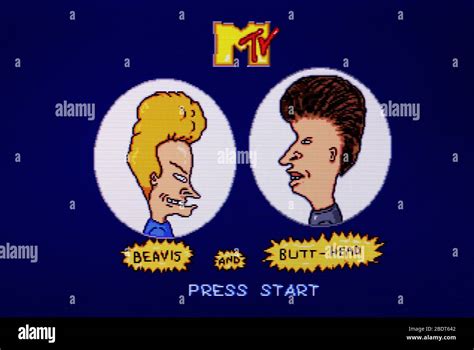 Beavis And Butt Head Sega Genesis Mega Drive Editorial Use Only