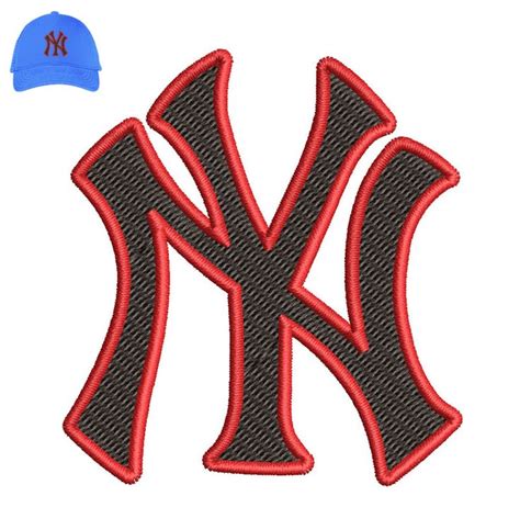 Yankees New York Embroidery logo for Cap