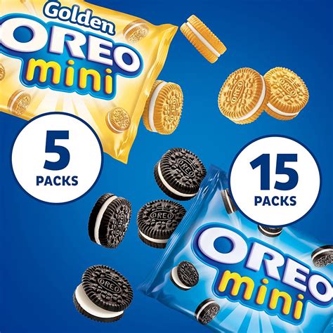 Oreo Mini Mix Sandwich Cookies Variety Pack 20 Snack Packs