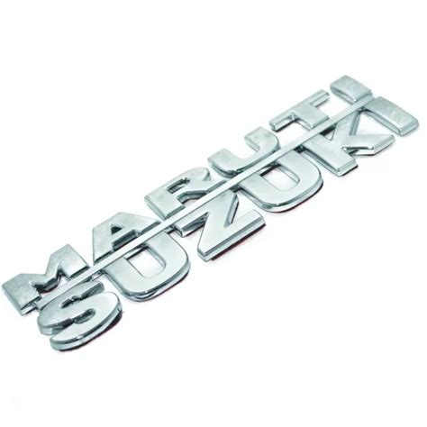 3D CHROME PLAQUÉ Emblème Logo Décalque pour Suzuki Voitures ECS EUR 14