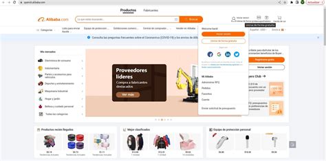 Cómo crear una cuenta en Alibaba 4 pasos