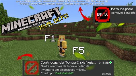 Como Deixar O Seu Mcpe Igual O De Pc Youtube