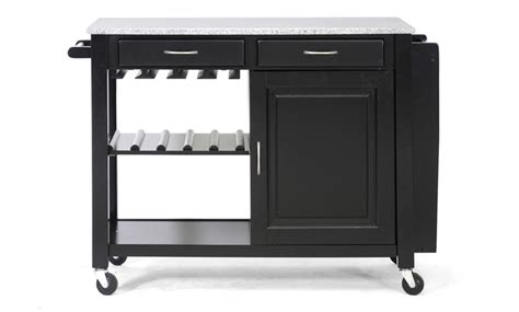 Baxton Studio Meryland White Modern Kitchen Island Cart Things In The