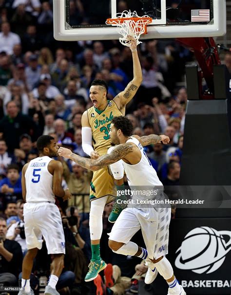 Notre Dames Zach Auguste Yells After Dunking On Kentuckys Willie