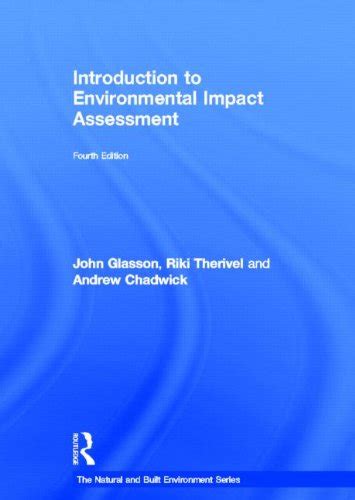 Amazon Introduction To Environmental Impact Assessment Natural And