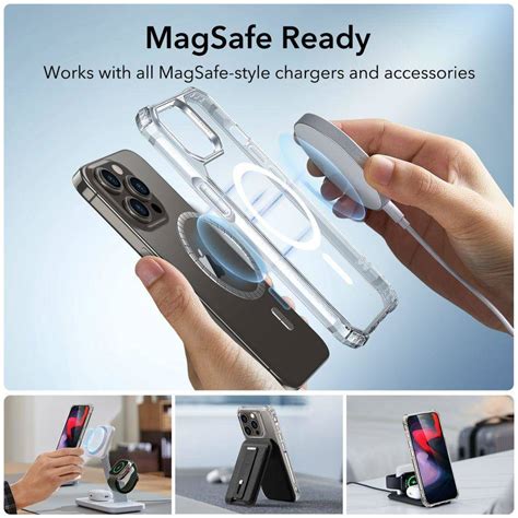 Case APPLE IPHONE 15 PRO ESR Air Armor Halolock MagSafe Transparent