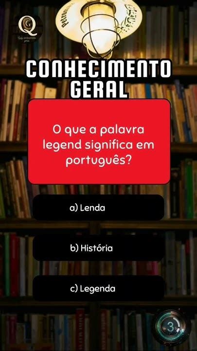 O Que A Palavra Legend Significa Em Português - O que a palavra legend significa em português? #que #palavra #legend # ...