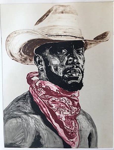 Otis Kwame Kye Quaicoe - Self Portrait Cowboy - New Art Editions