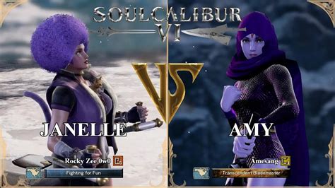 Soulcalibur Vi Rocky Zee W Janelle Vs Amesang Amy Xbox Series