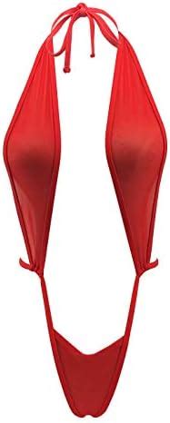 Sherrylo Sheer Sling Monokini Extreme See Through Bodysuit Slingshot Bikini Red One Size Price
