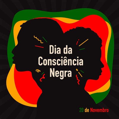 Día de la conciencia negra día de la conciencia negra ilustración