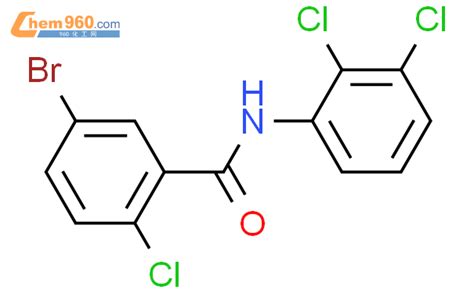 420828 14 4 5 Bromo 2 chloro N 2 3 dichloro phenyl benzamideCAS号