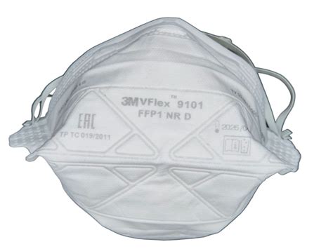 Респиратор от пыли 3M VFlex 9101 FFP1 NR D, 100 шт - купить с доставкой ...