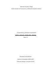 Tarea Buma Docx National University College Grado Asociado