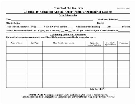 Church Financial Statements Excel ~ Excel Templates