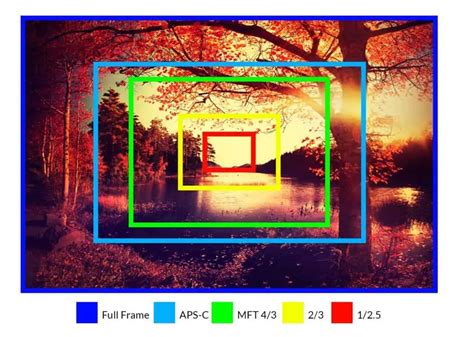 Camera Sensor Size Explained Sensor Chart 2021