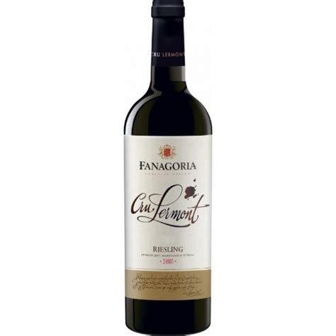 Купить белое сухое Вино Fanagoria Cru Lermont Riesling 2015 г 750 мл ...