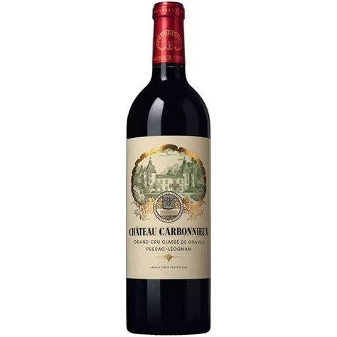 Vin Rouge Aop Pessac Léognan Château Carbonnieux 75cl Pas Cher Auchanfr