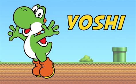 Coloriage Yoshi Images Imprimer