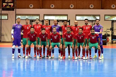 Futsal large victoire du Maroc face à la Roumanie en amical