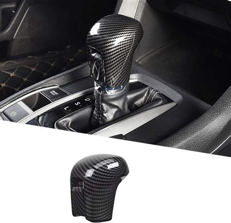 Pack For Th Gen Civic Gear Shifting Knob Cover Abs Carbon Fiber Cvt