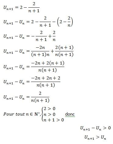 Suites Numériques Cours et Exercices Corrigés