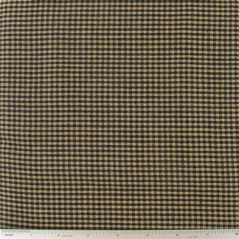 Black Tan Mini Check Cotton Fabric Hobby Lobby 487512 Homespun